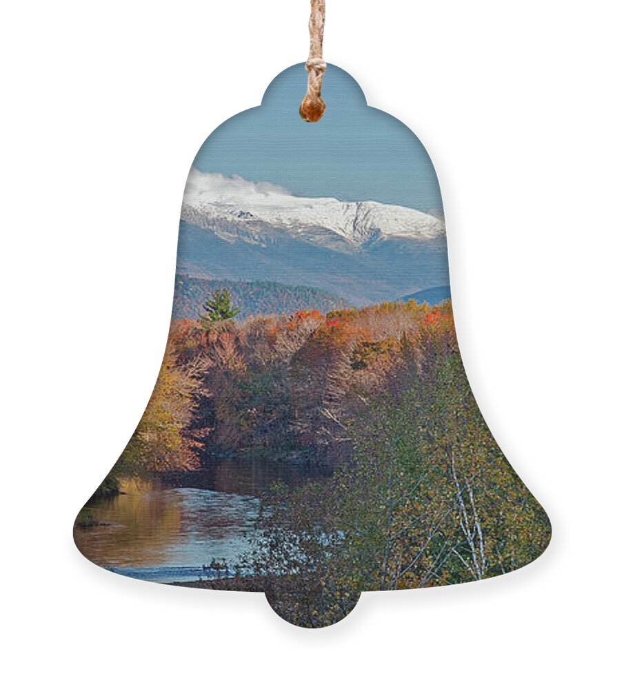 Conway Ornament featuring the photograph Mt Washington Over The Saco by John Rowe
