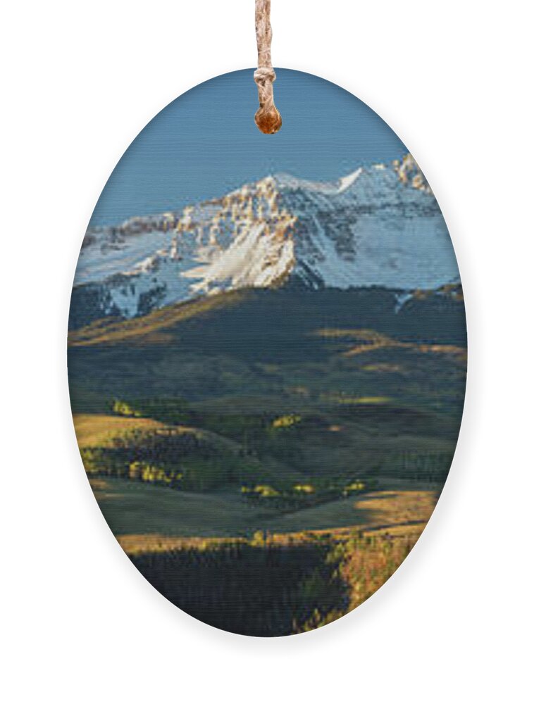  Ornament featuring the photograph Mt. Willson Colorado by Wesley Aston