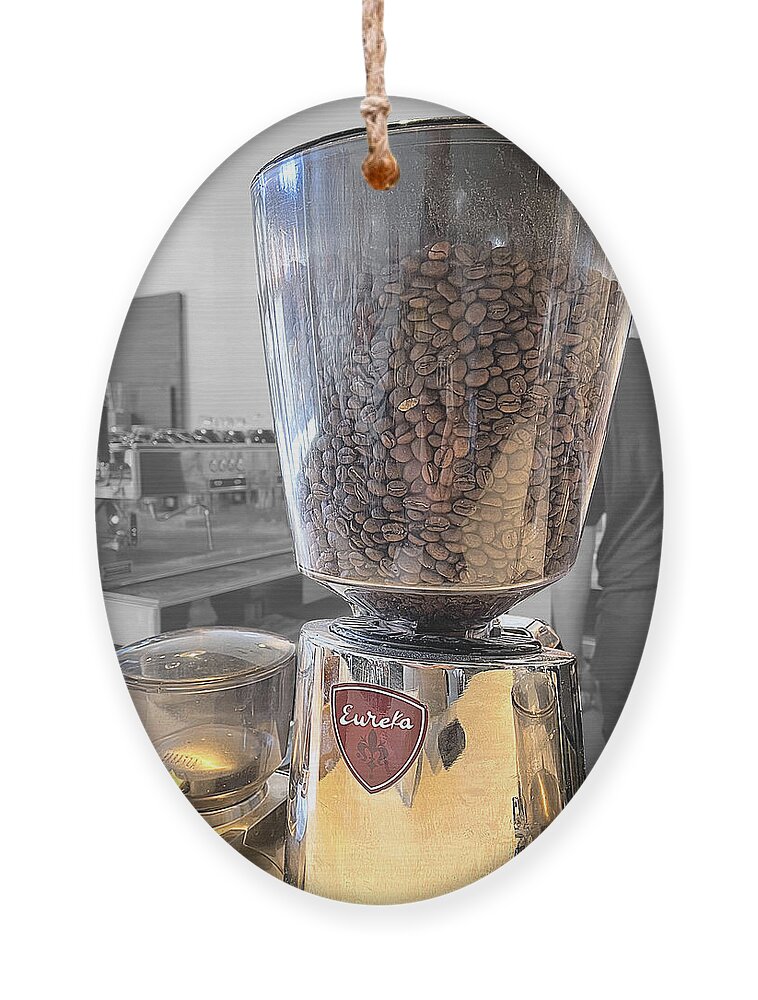 Coffee Ornament featuring the photograph My Breakfast of Choice 1 by Lee Darnell