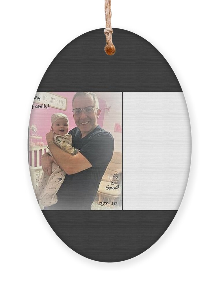  Ornament featuring the photograph My Family by Diane Strain