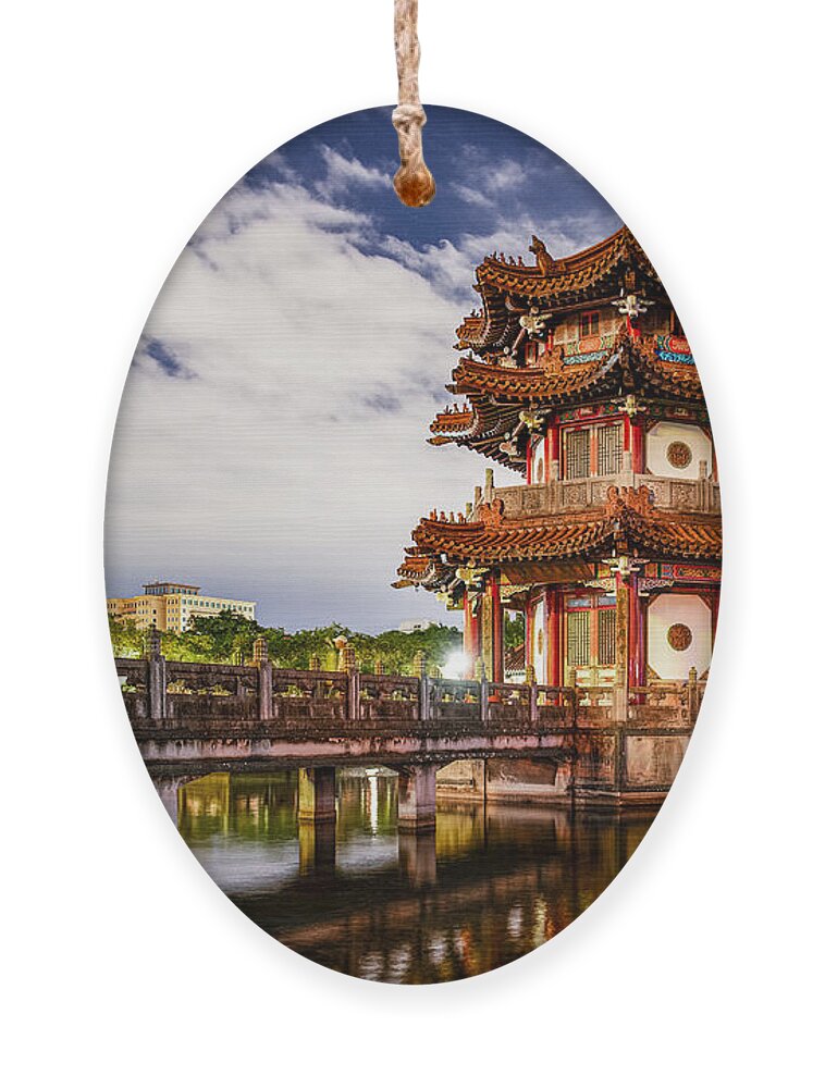 National Ornament featuring the photograph National Taiwan Museum Memorial Park by Traveler's Pics