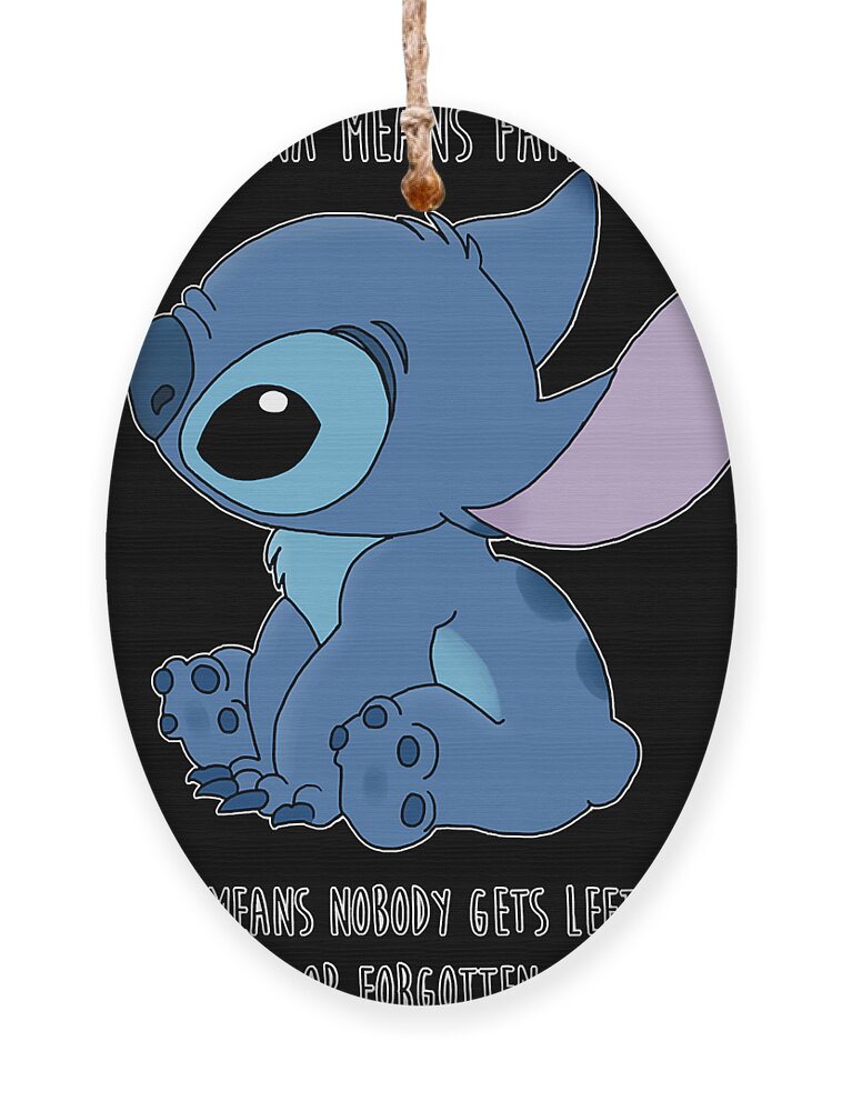 Natural Adventures Search Lost Experiments Stitch Ohana Cute Gifts Ornament  by Zery Bart - Fine Art America