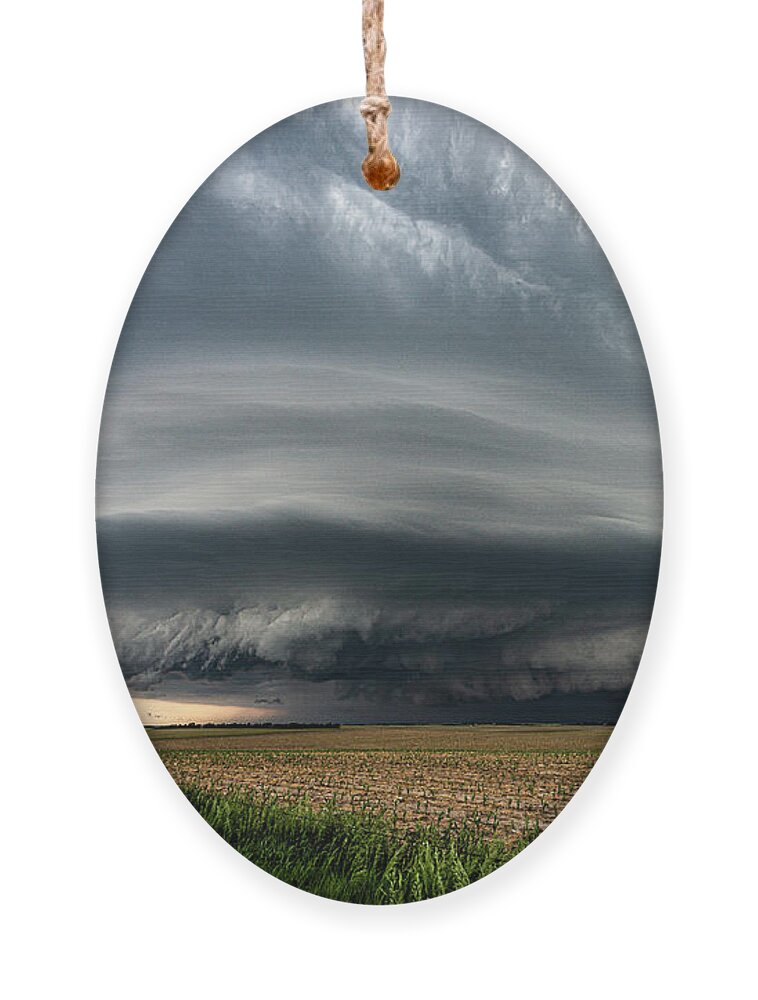 Storms Ornament featuring the photograph Nebraska Mothership by Marcus Hustedde