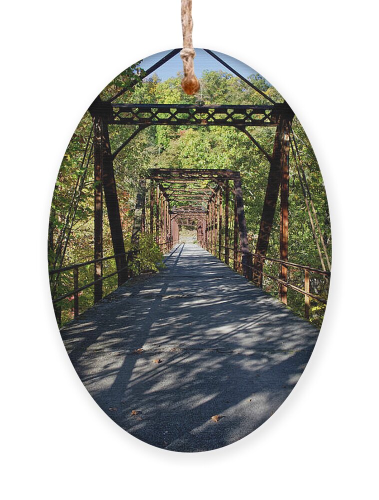 Obed Wild And Scenic River National Park Ornament featuring the photograph Nemo Bridge 2 by Phil Perkins