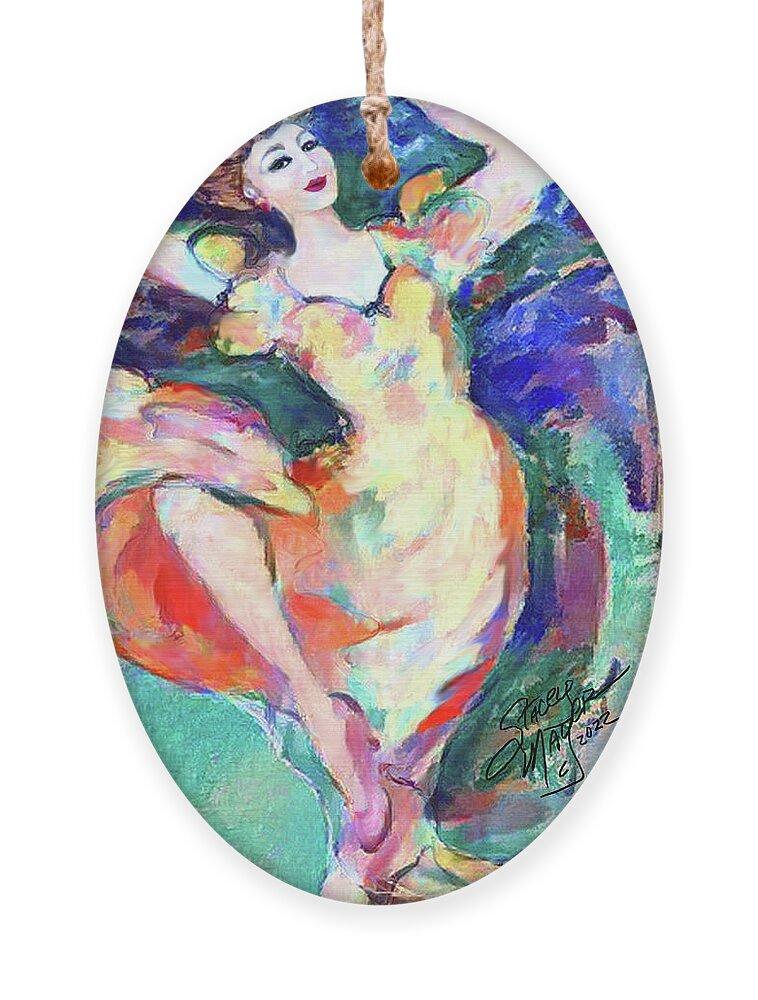 Figurative Art Ornament featuring the digital art New Dancing Shoes 02 by Stacey Mayer