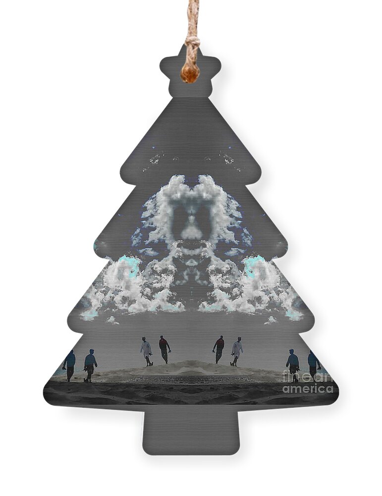 Cloudspoting Ornament featuring the digital art New Dawn by Alexandra Vusir