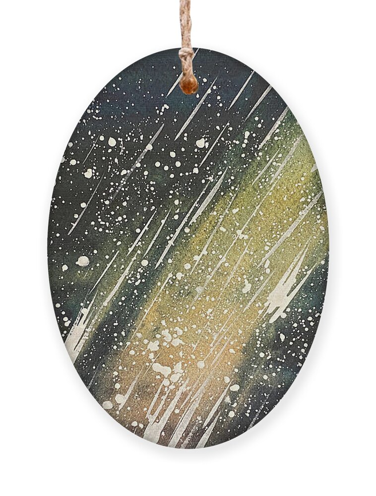 Stars Ornament featuring the painting Night Sky by Lisa Neuman