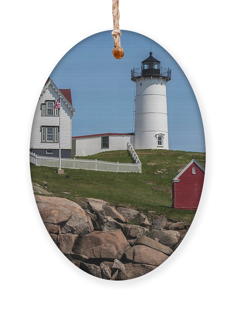 Architectural Ornament featuring the photograph Nubble Lighthouse I Color by David Gordon