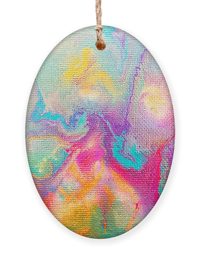 Abstract Ornament featuring the painting Nudibranch by Christine Bolden