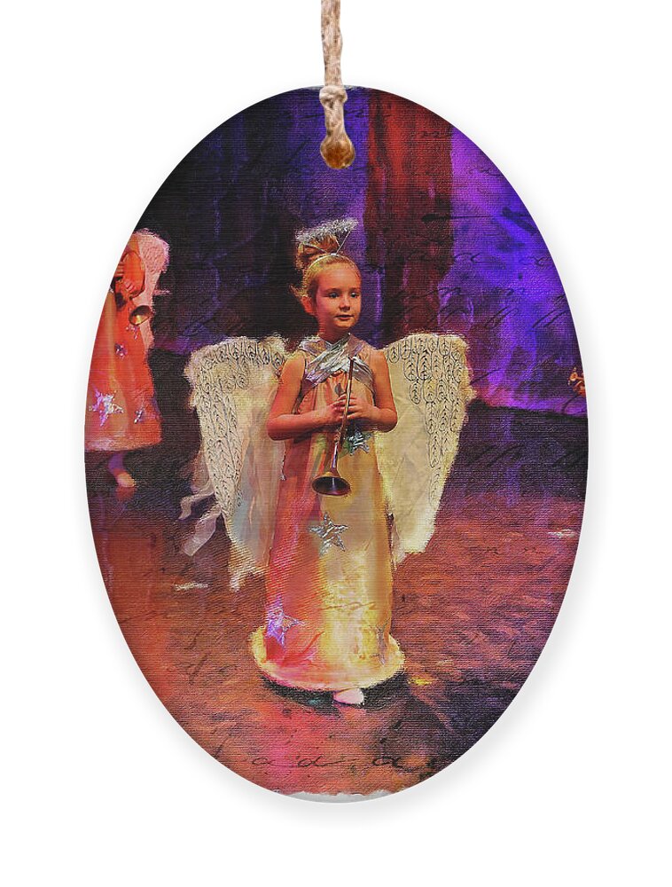 Ballerina Ornament featuring the photograph Nutcracker_Angels by Craig J Satterlee