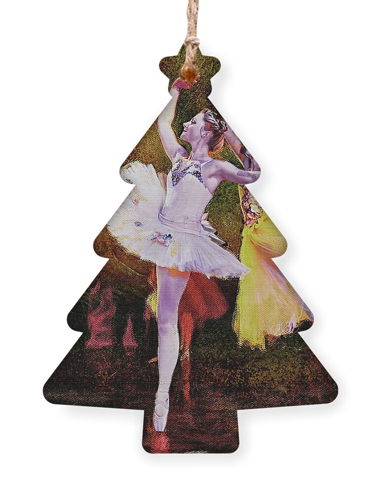 Ballerina Ornament featuring the photograph Nutcracker_Flower Dance by Craig J Satterlee