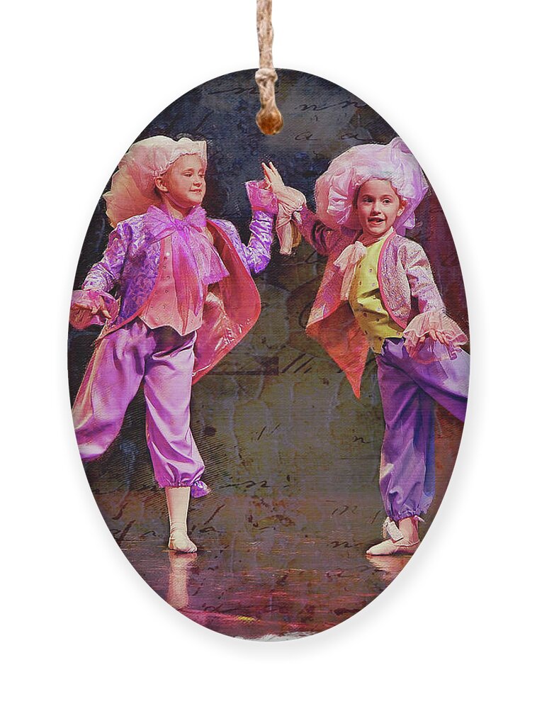 Ballerina Ornament featuring the photograph Nutcracker_Marshmallow Boys by Craig J Satterlee