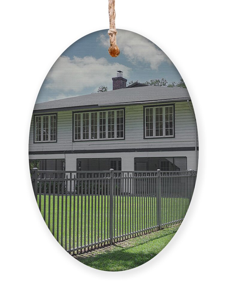 Officers Quarters Ornament featuring the photograph Officers Quarters - North Charleston Navy Base by Dale Powell