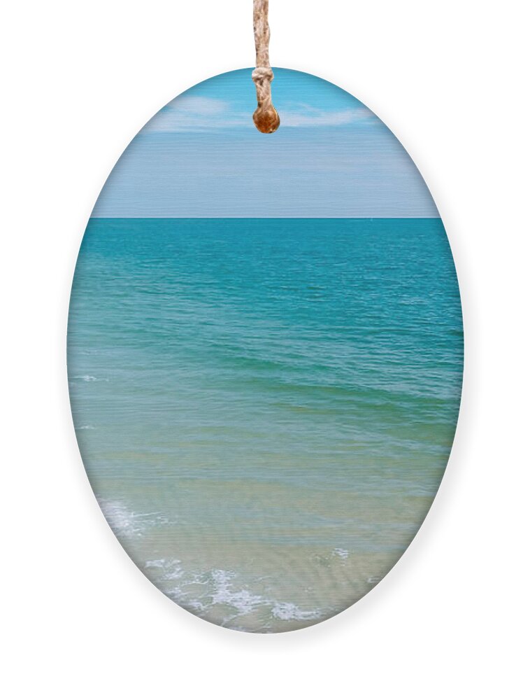 Beach Ornament featuring the photograph Orange Beach by Pamela Williams
