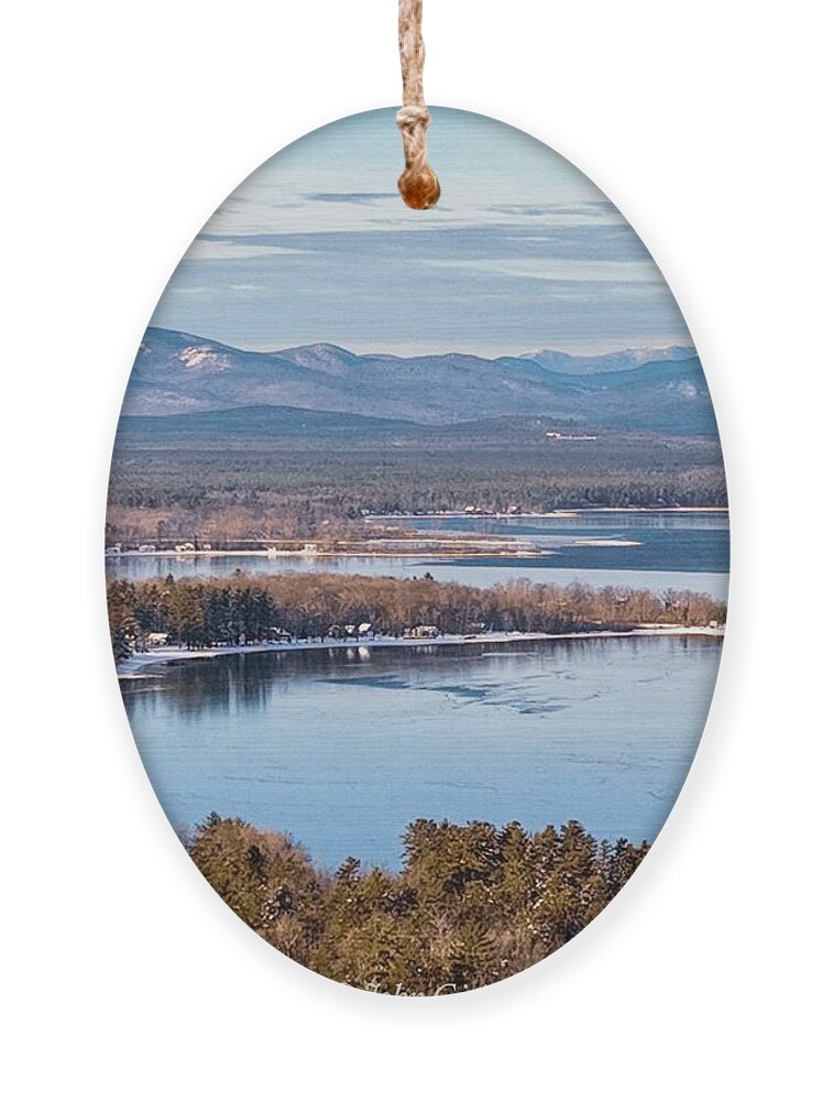  Ornament featuring the photograph Ossipee Lake by John Gisis