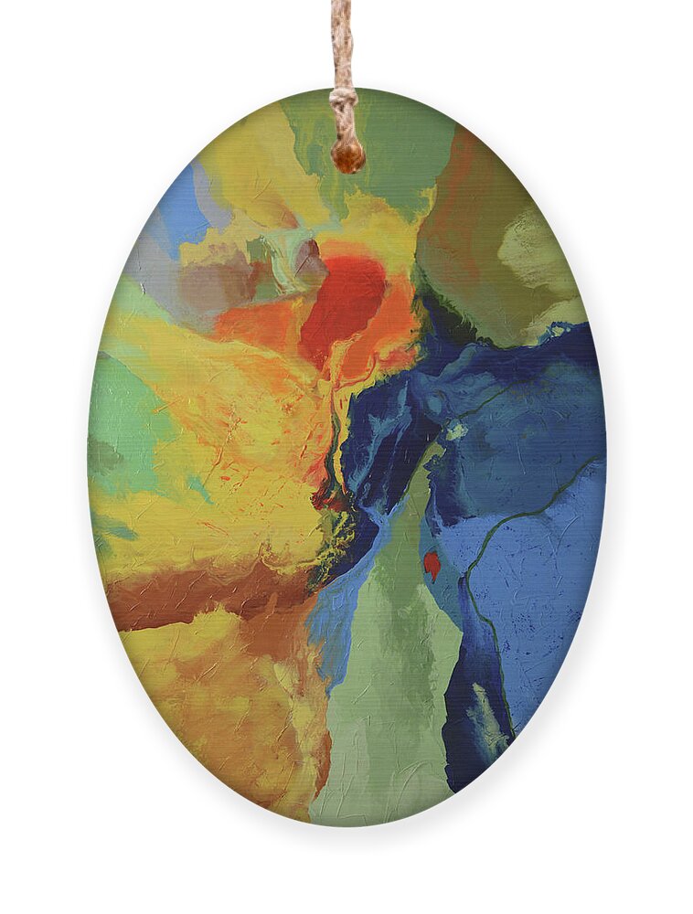  Ornament featuring the painting Overcome by Linda Bailey