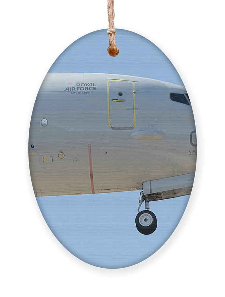 Boeing P 8 Poseidon Ornament featuring the photograph P-8A Poseidon MPA1 by Airpower Art