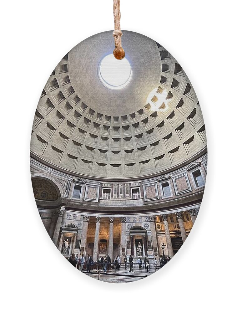 Pantheon Ornament featuring the photograph Pantheon, Rome by Judy Frisk