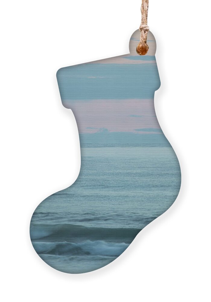 Beach Ornament featuring the photograph Pastel Sunrise by Judy Hall-Folde