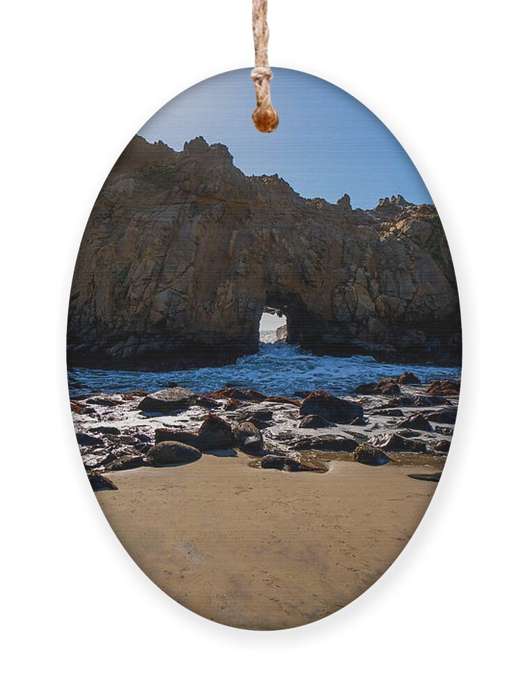 Pfeiffer Beach Ornament featuring the photograph Pfeiffer Beach by Derek Dean