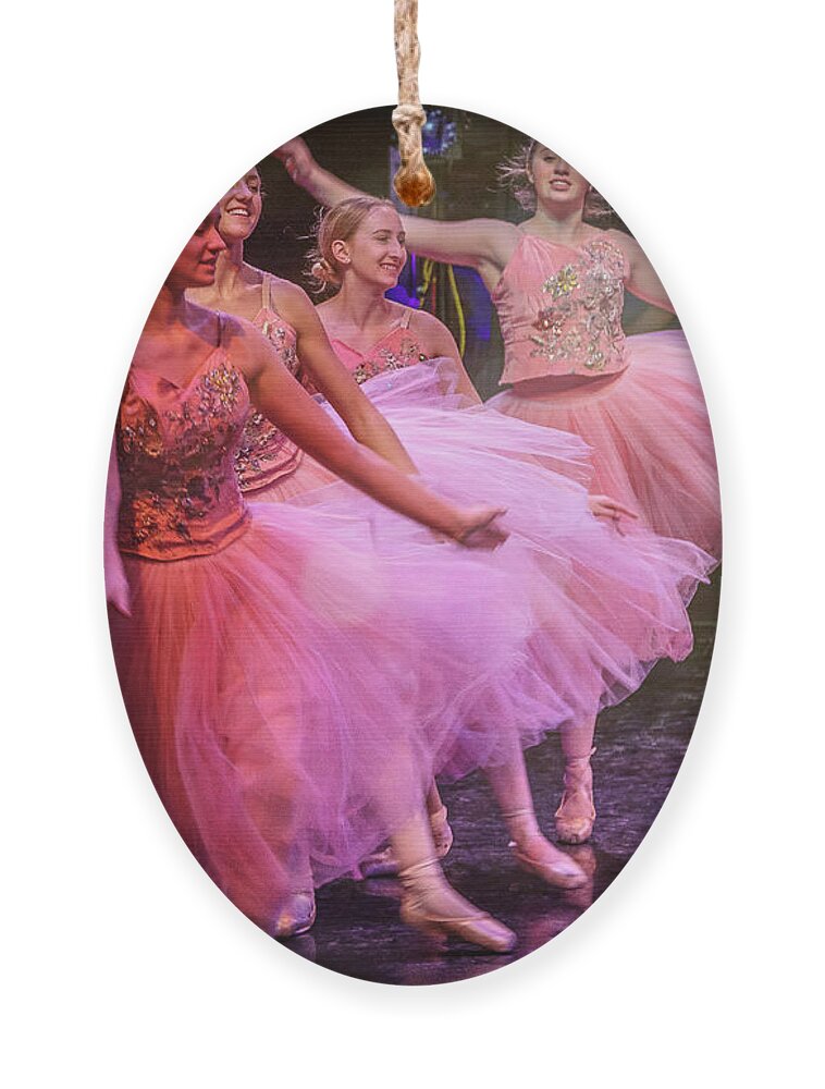 Ballerina Ornament featuring the photograph Ping Faries by Craig J Satterlee