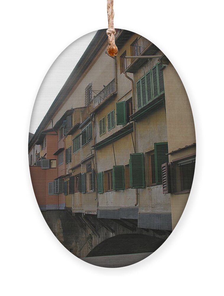 Ponte Vecchio Ornament featuring the photograph Ponte Vecchio by Regina Muscarella