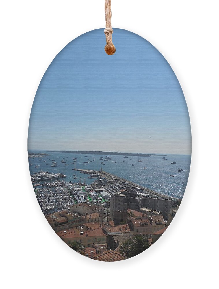 Cannes Ornament featuring the photograph Port de Cannes by Aisha Isabelle