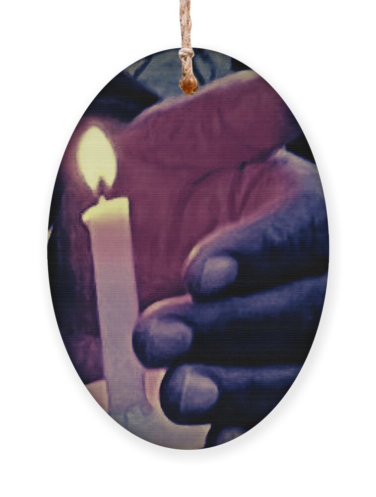 Candle Ornament featuring the photograph Prince 2 by Lee Darnell