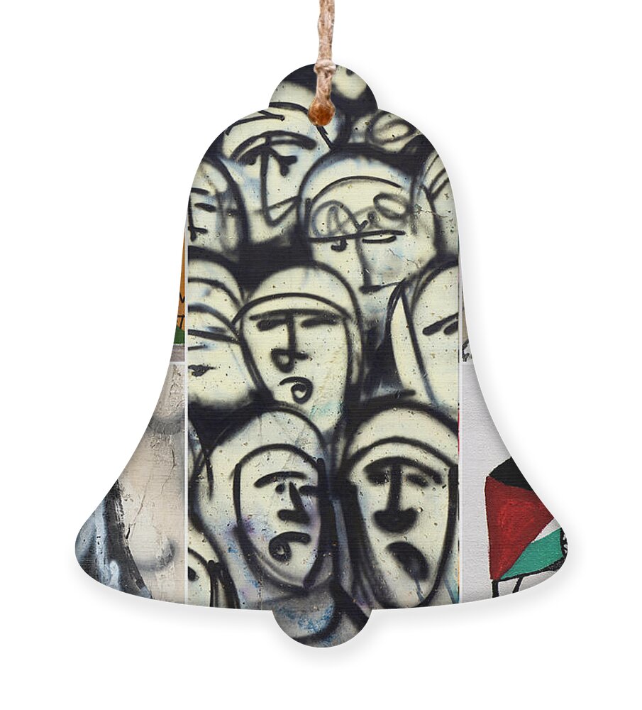 Palestinian Flag Ornament featuring the photograph Profiling by Munir Alawi