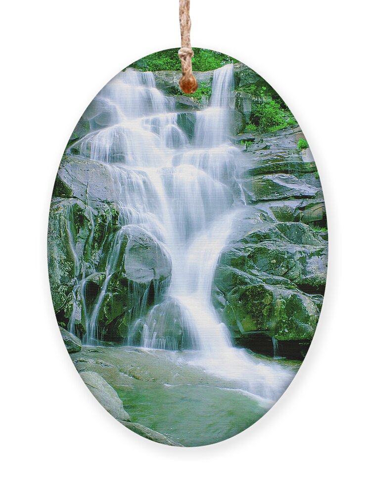 Art Prints Ornament featuring the photograph Ramsey Cascade by Nunweiler Photography