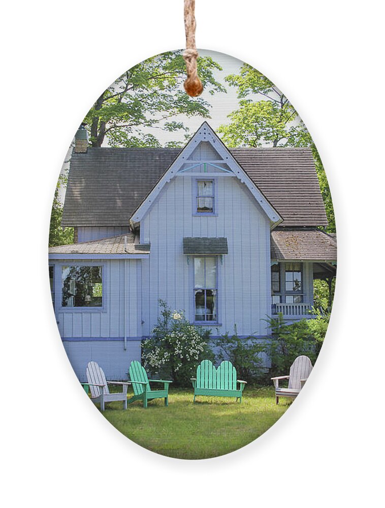 Bay View Ornament featuring the photograph Ready for Visitors by Robert Carter