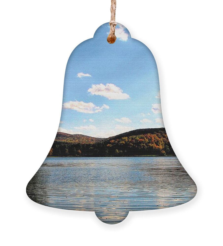 Red House Lake Ornament featuring the photograph Red House Lake Allegany State Park NY by Rose Santuci-Sofranko