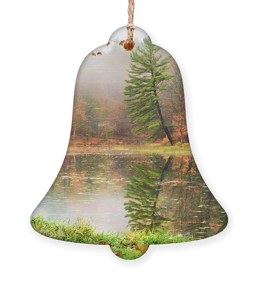 Sunrise Ornament featuring the photograph Relaxing Autumn Beauty Landscape by Christina Rollo