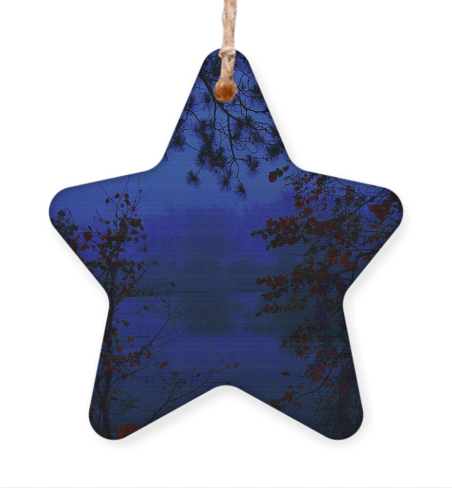 Blue Ornament featuring the photograph Revival by Cynthia Dickinson