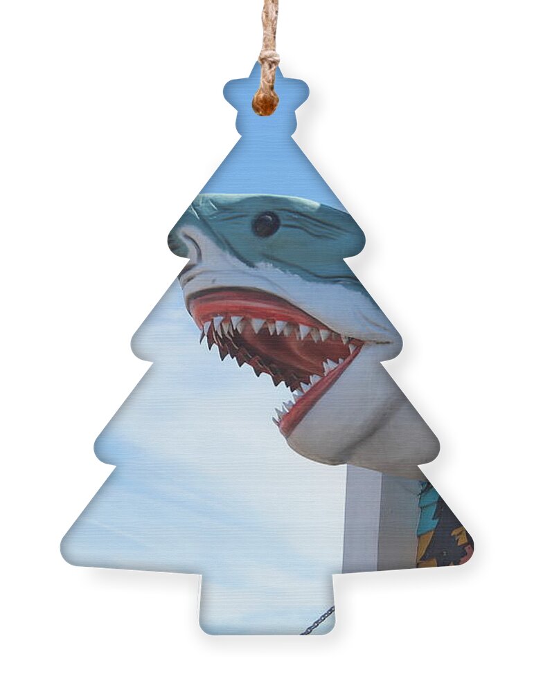 Ripley's Believe It Or Not Ornament featuring the photograph Ripleys Believe It or Not Jaws by Robert Banach