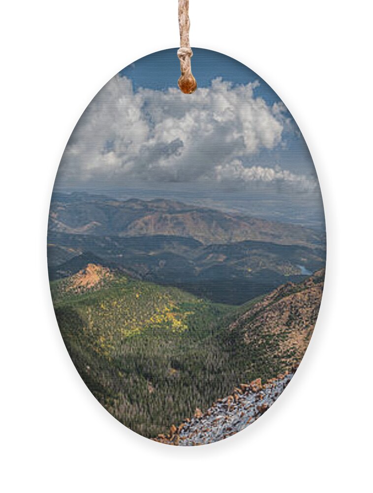 Landscape Ornament featuring the photograph Road to Pikes Peak Summit by G Lamar Yancy