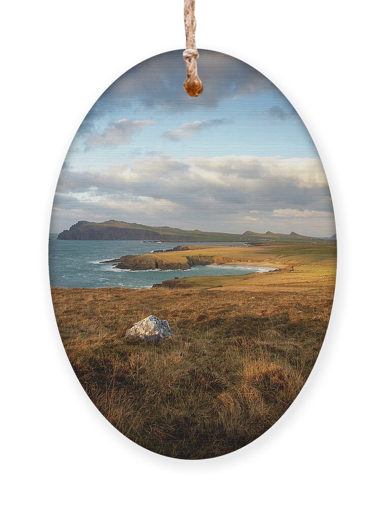 Coast Ornament featuring the photograph Rock to Clogher by Mark Callanan