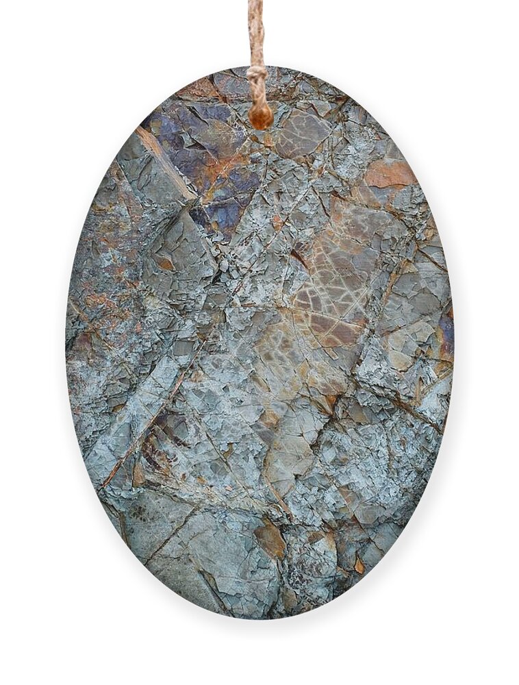 Rocks Ornament featuring the photograph Rocks 7 by Alan Norsworthy