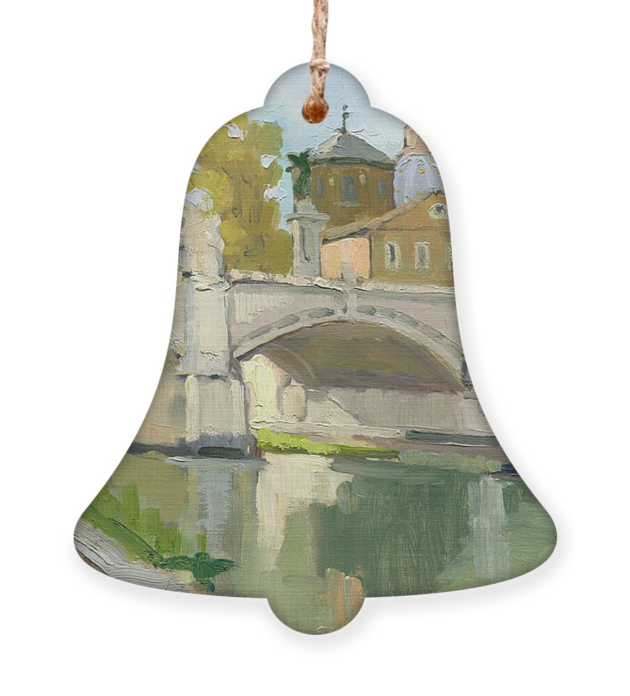 Rome Ornament featuring the painting Roma - Rome, Italy by Paul Strahm