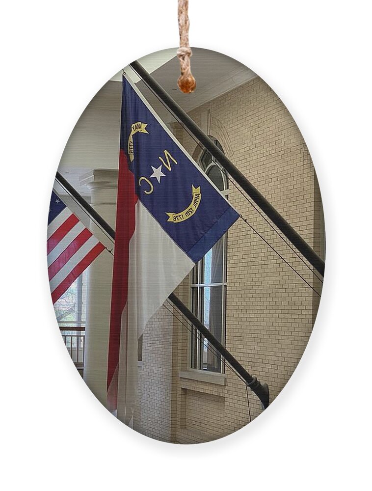 Flag Ornament featuring the photograph Salute by Lee Darnell