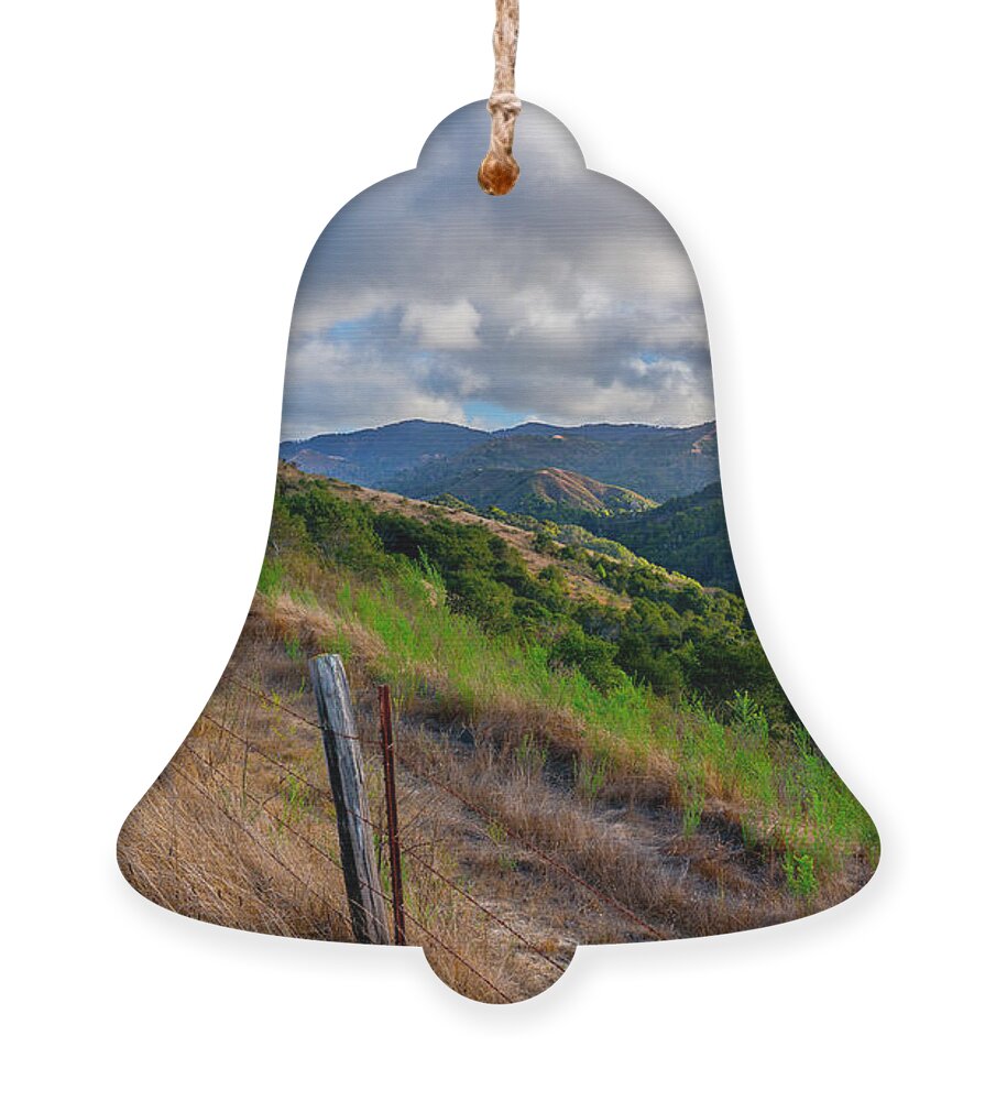 Santa Lucia Mountains Ornament featuring the photograph Santa Lucia Mountains by Derek Dean