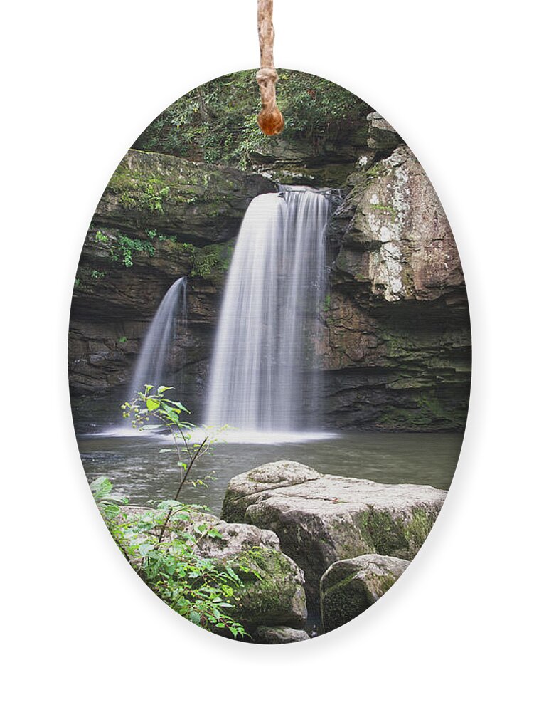 Savage Falls Ornament featuring the photograph Savage Falls 3 by Phil Perkins