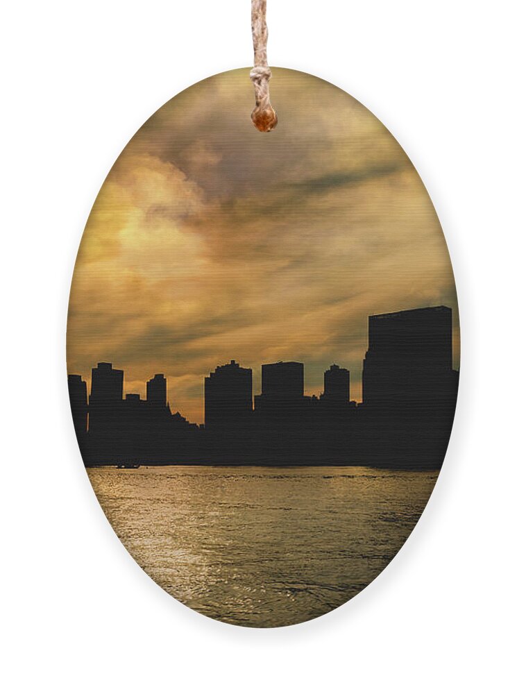 Silhouette Ornament featuring the photograph September Silhouette by Cate Franklyn