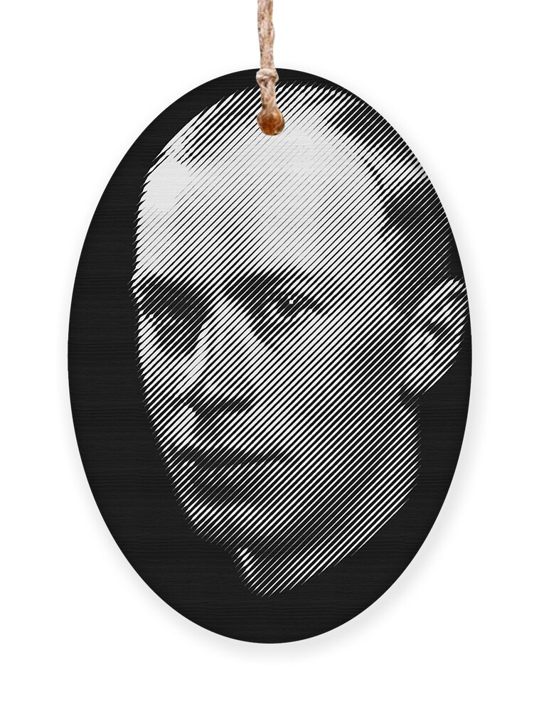 Prokofiev Ornament featuring the digital art Sergei Prokofiev, composer by Cu Biz