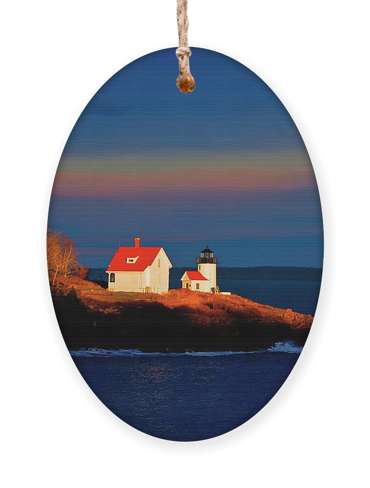 Curtis Island Ornament featuring the photograph Shine A Light by Jeff Cooper