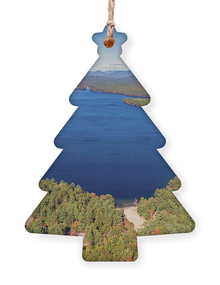 Silver Lake Ornament featuring the photograph Silver Lake Madison NH by John Rowe