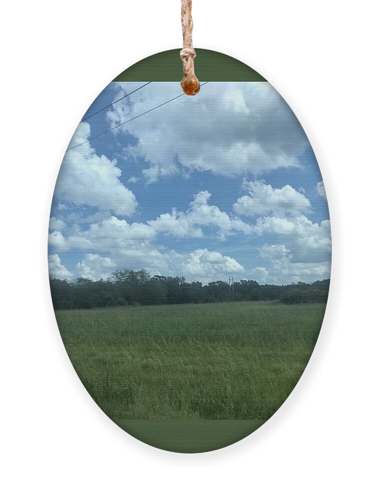  Ornament featuring the photograph sky by Angie ONeal