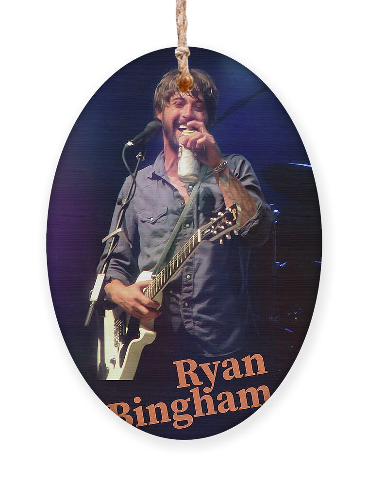 Rock And Roll Ornament featuring the photograph Smile with Ryan Bingham by Micah Offman