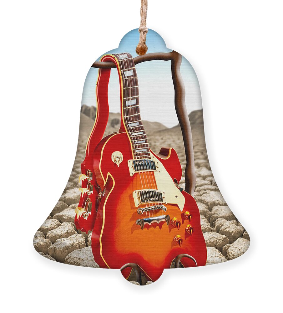 Rock And Roll Ornament featuring the photograph Soft Guitar by Mike McGlothlen