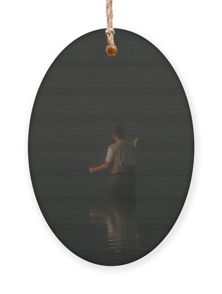 Fishing Ornament featuring the photograph Solitude by Lens Art Photography By Larry Trager
